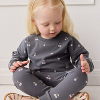 Organic Cotton Morgan Track Pant - Cherry Love Lava Childrens Pant from Jamie Kay Australia