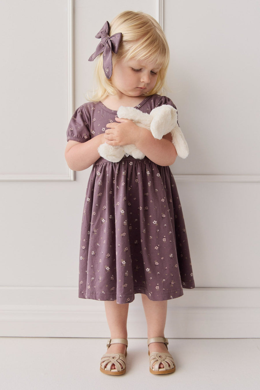 Organic Cotton Meadow Dress - Goldie Huckleberry Large Childrens Dress from Jamie Kay Australia