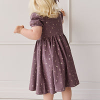 Organic Cotton Meadow Dress - Goldie Huckleberry Large Childrens Dress from Jamie Kay Australia