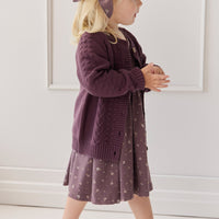 Organic Cotton Meadow Dress - Goldie Huckleberry Large Childrens Dress from Jamie Kay Australia