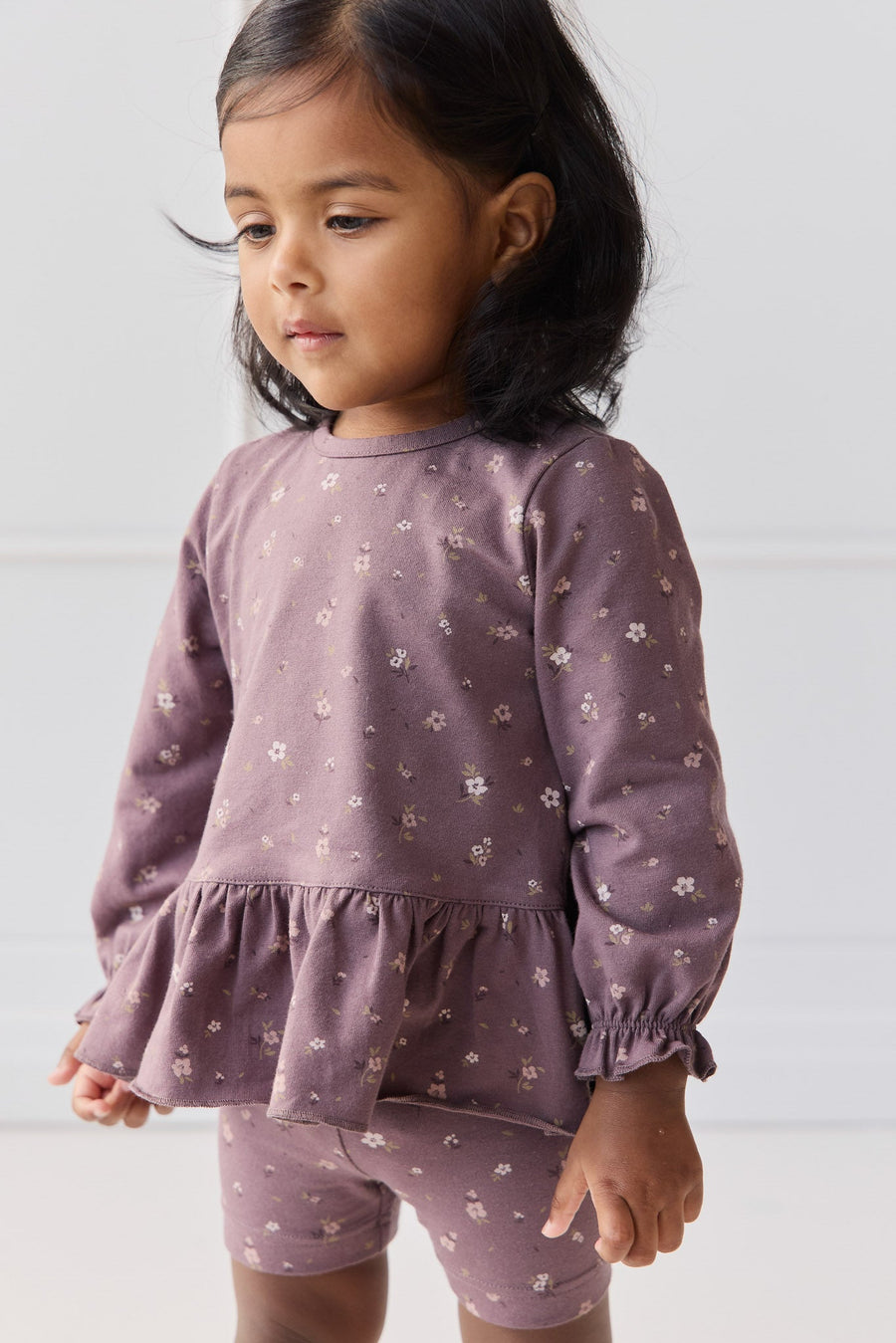 Organic Cotton Bailey Top - Goldie Huckleberry Large Childrens Top from Jamie Kay Australia