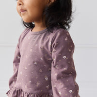 Organic Cotton Bailey Top - Goldie Huckleberry Large Childrens Top from Jamie Kay Australia