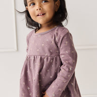 Organic Cotton Sage Top - Goldie Huckleberry Large Childrens Top from Jamie Kay Australia