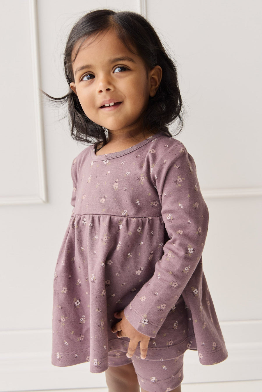 Organic Cotton Sage Top - Goldie Huckleberry Large Childrens Top from Jamie Kay Australia