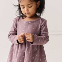 Organic Cotton Sage Top - Goldie Huckleberry Large Childrens Top from Jamie Kay Australia