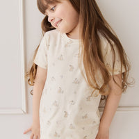 Organic Cotton Skye Short Sleeve Pyjama Set - Pennys Baby Friends Childrens Pyjama from Jamie Kay Australia