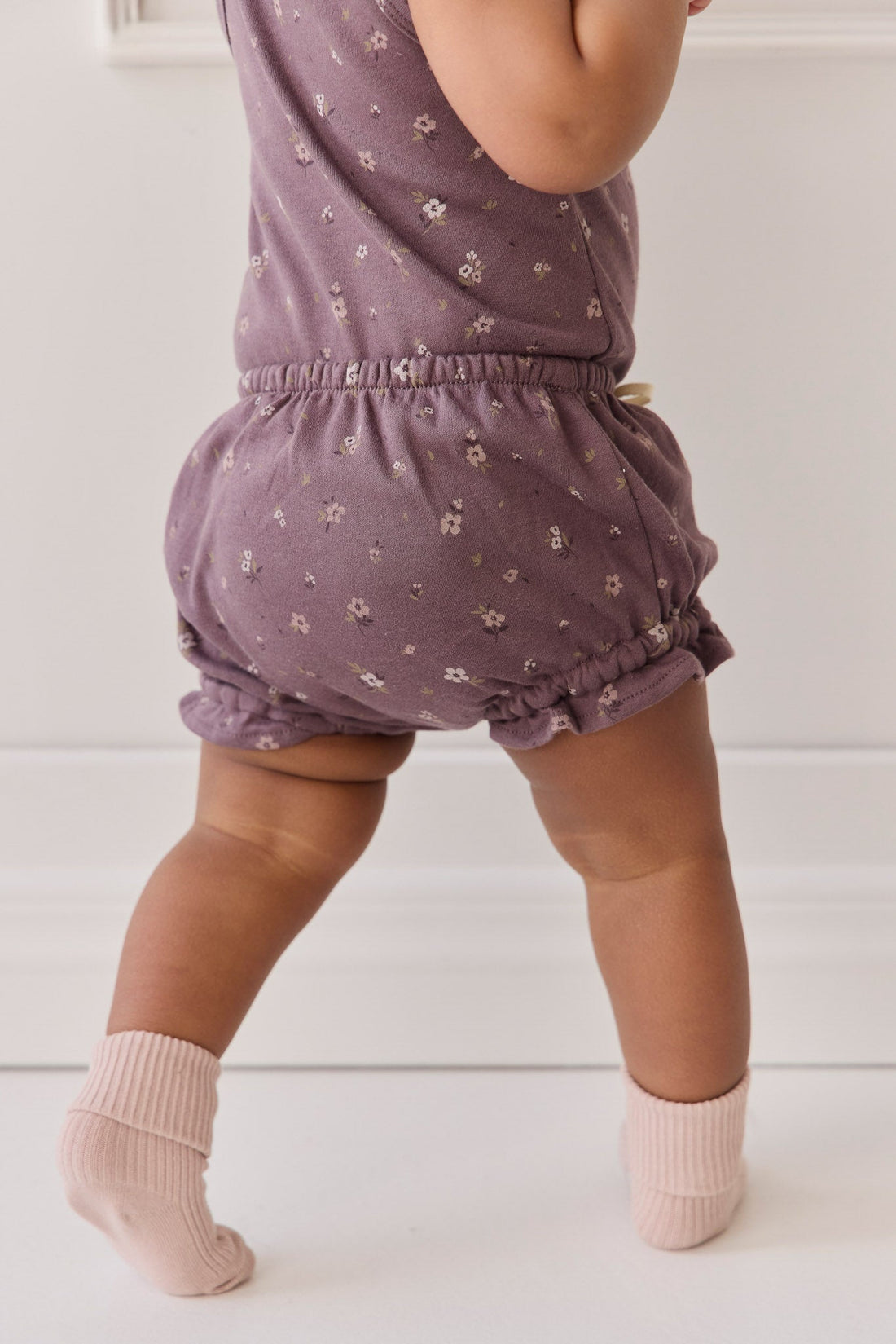 Organic Cotton Frill Bloomer - Goldie Huckleberry Large Childrens Bloomer from Jamie Kay Australia