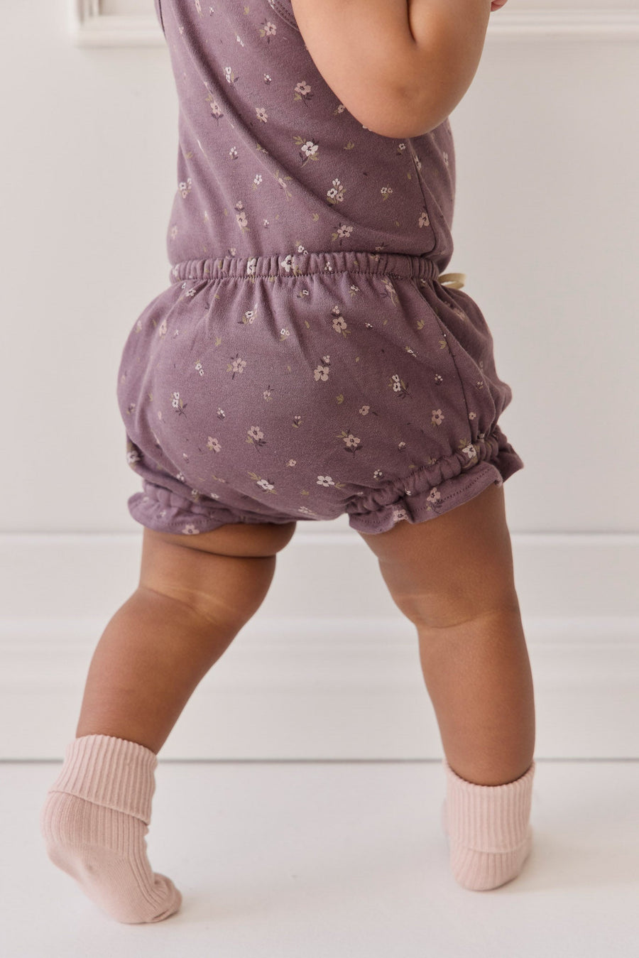 Organic Cotton Frill Bloomer - Goldie Huckleberry Large Childrens Bloomer from Jamie Kay Australia