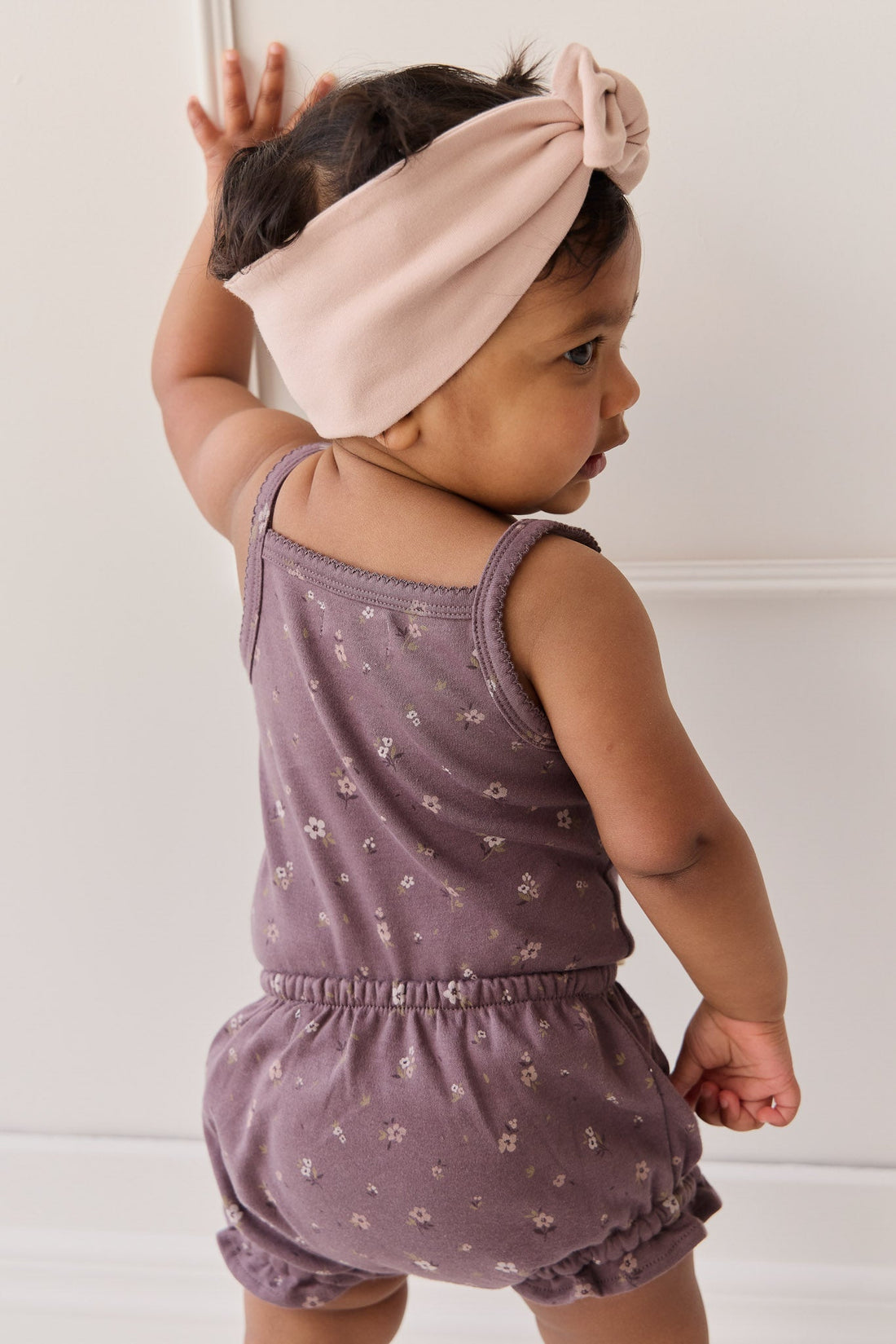 Organic Cotton Frill Bloomer - Goldie Huckleberry Large Childrens Bloomer from Jamie Kay Australia