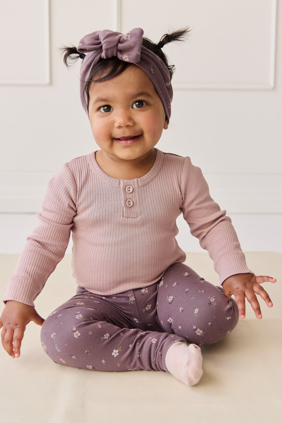 Organic Cotton Everyday Legging - Goldie Huckleberry Large Childrens Legging from Jamie Kay Australia