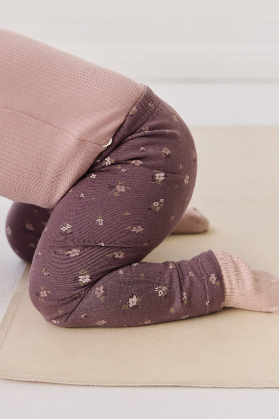 Organic Cotton Everyday Legging - Goldie Huckleberry Large Childrens Legging from Jamie Kay Australia