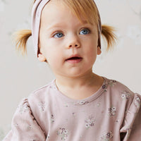 Organic Cotton Headband - Lauren Floral Fawn Childrens Headband from Jamie Kay Australia