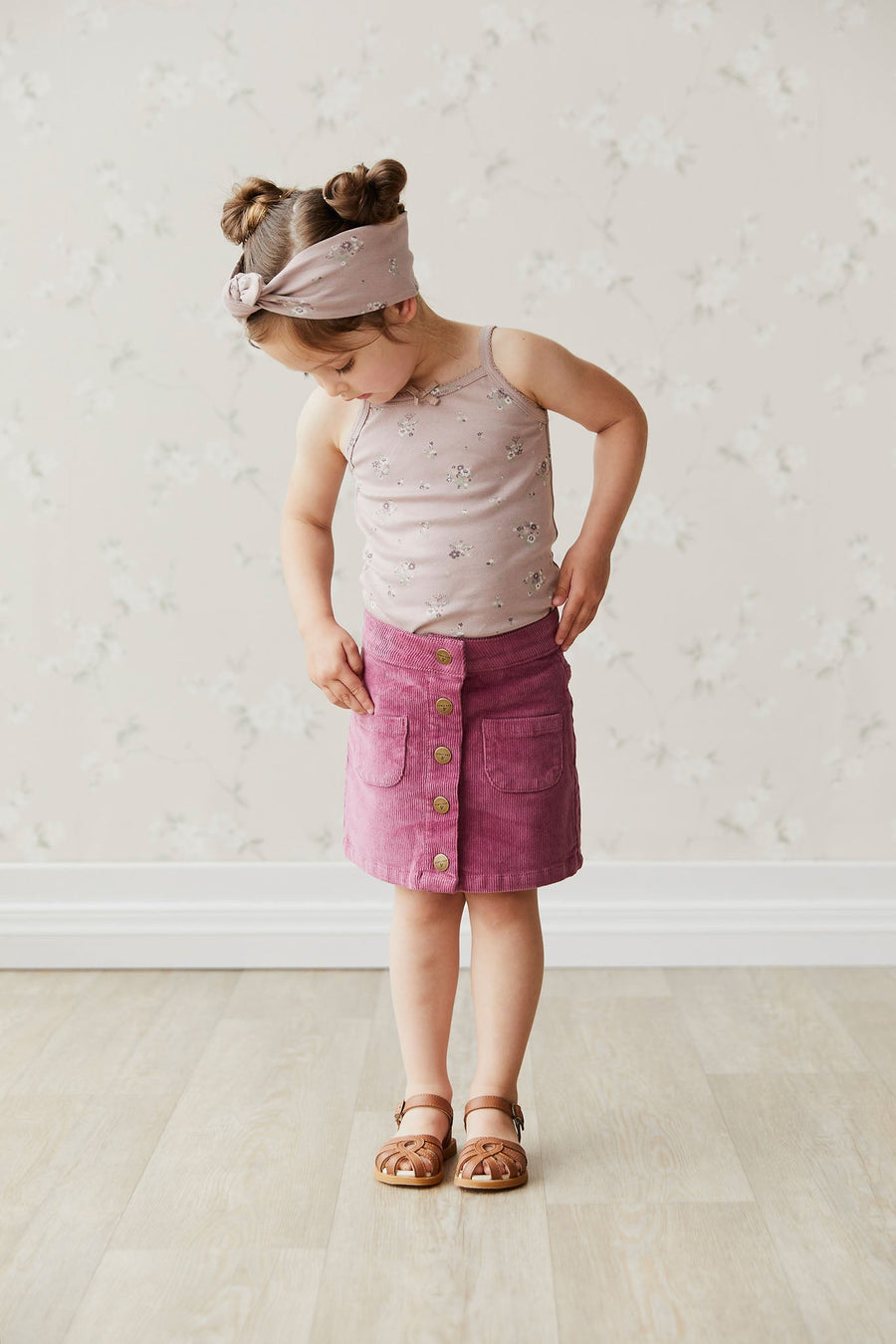 Alexis Cord Skirt - Dhalia Childrens Skirt from Jamie Kay Australia