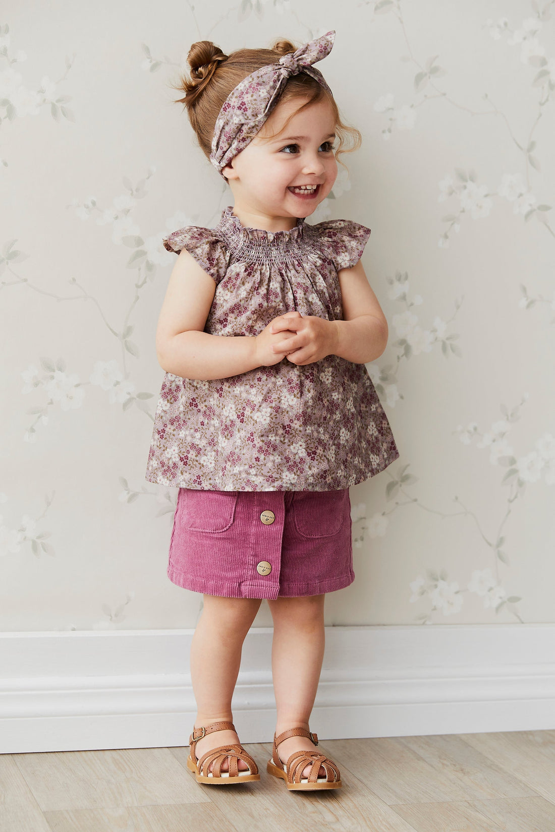 Alexis Cord Skirt - Dhalia Childrens Skirt from Jamie Kay Australia