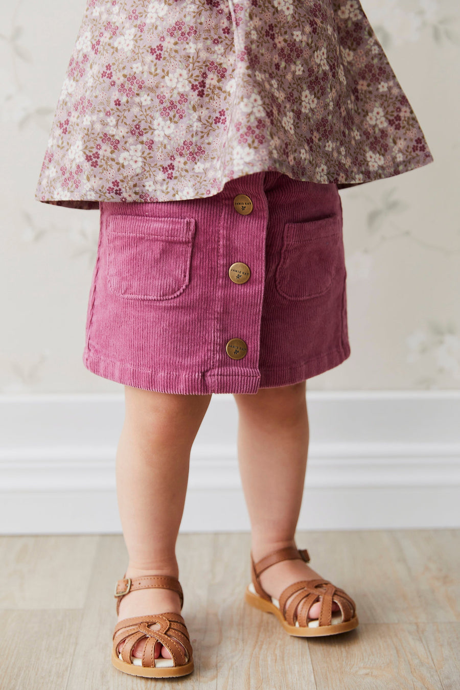 Alexis Cord Skirt - Dhalia Childrens Skirt from Jamie Kay Australia