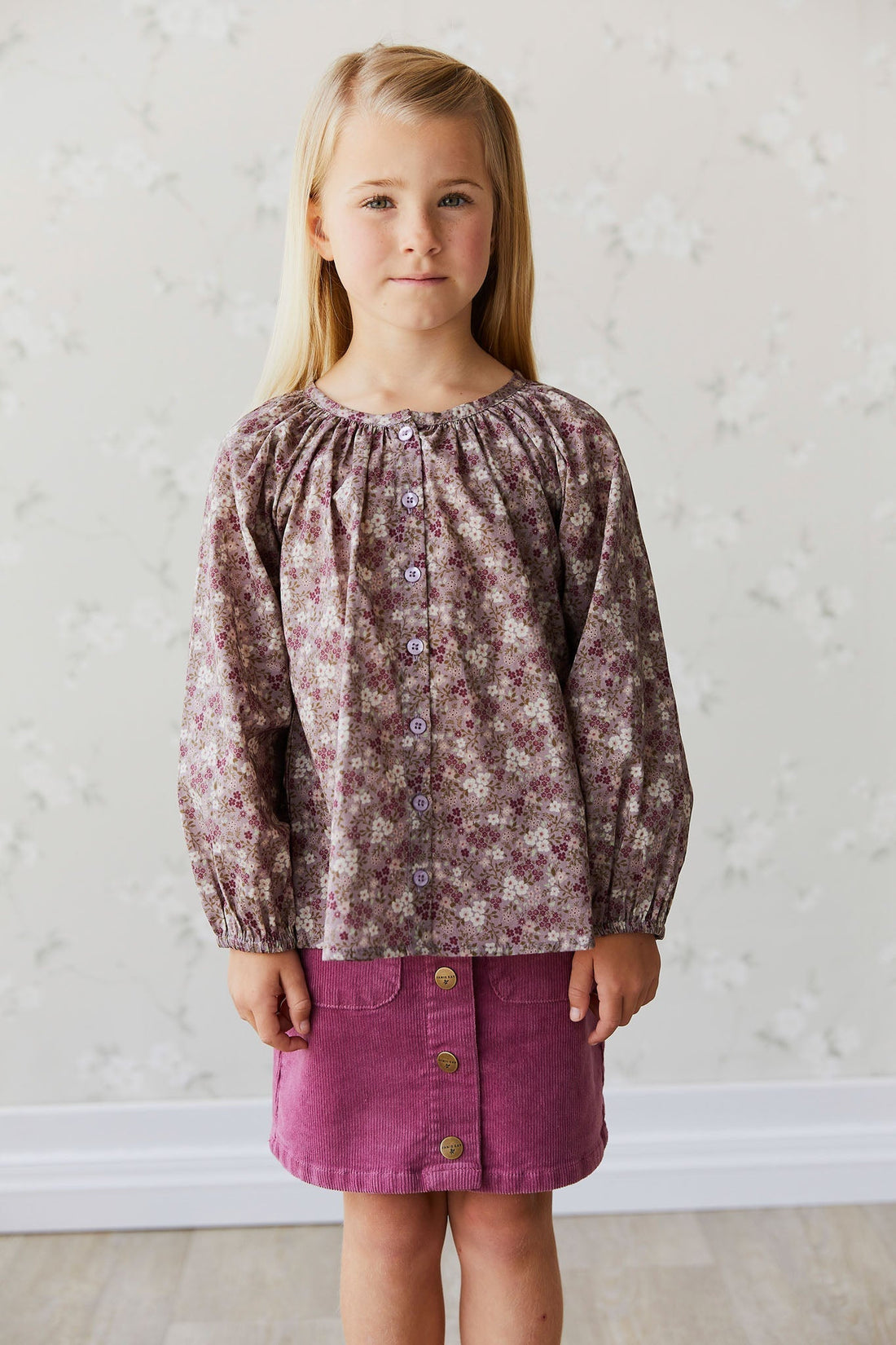 Alexis Cord Skirt - Dhalia Childrens Skirt from Jamie Kay Australia