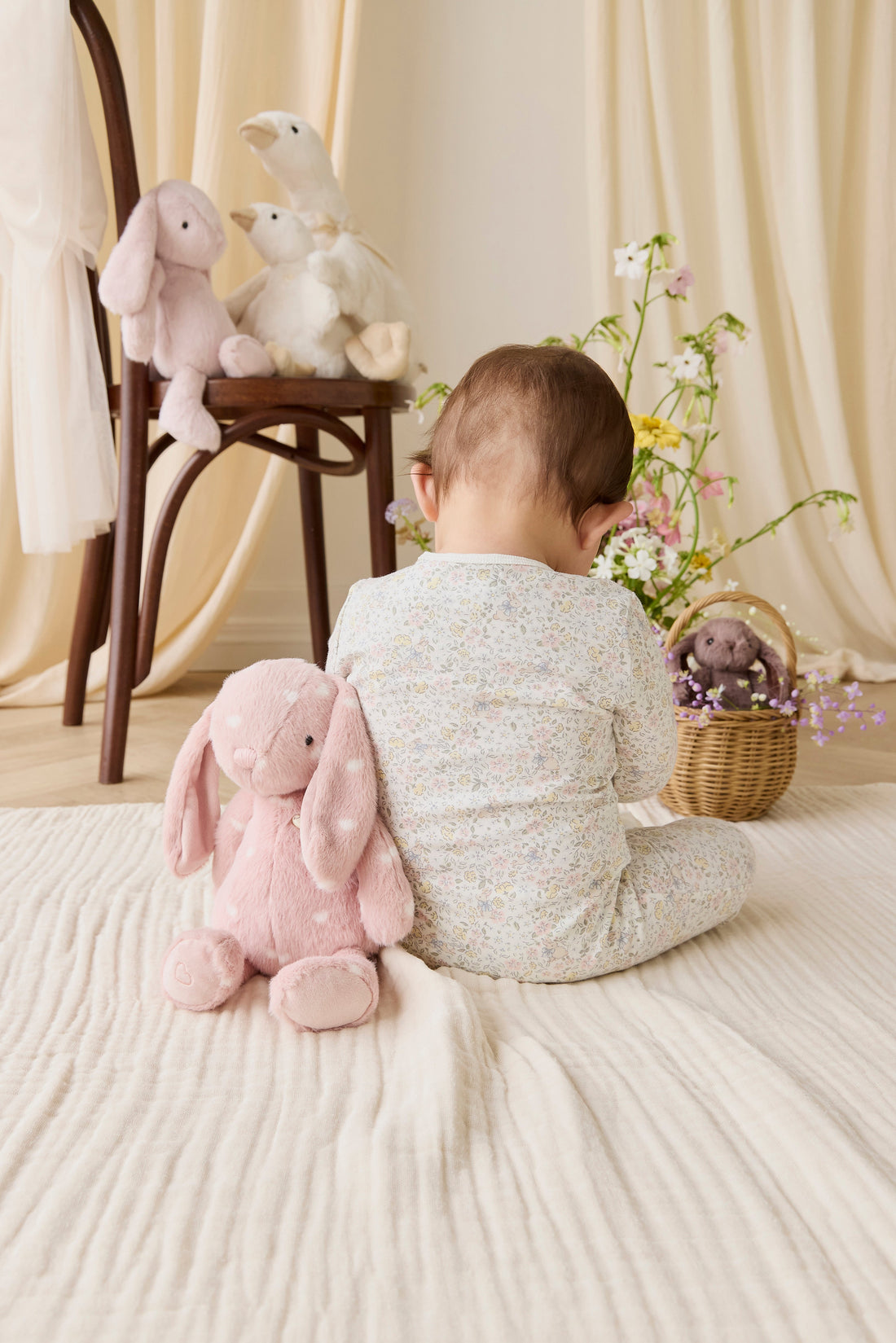 Organic Cotton Frankie Onepiece - Cottage Garden Childrens Onepiece from Jamie Kay Australia