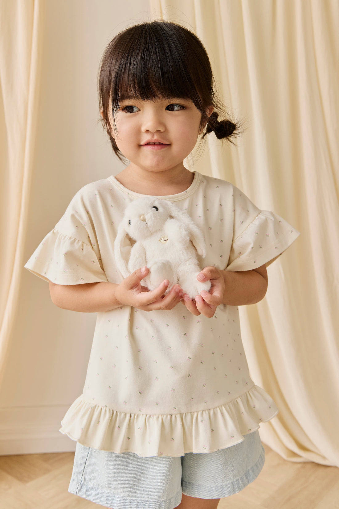 Organic Cotton Caydence Top - Ditsy Cherries Childrens Top from Jamie Kay Australia