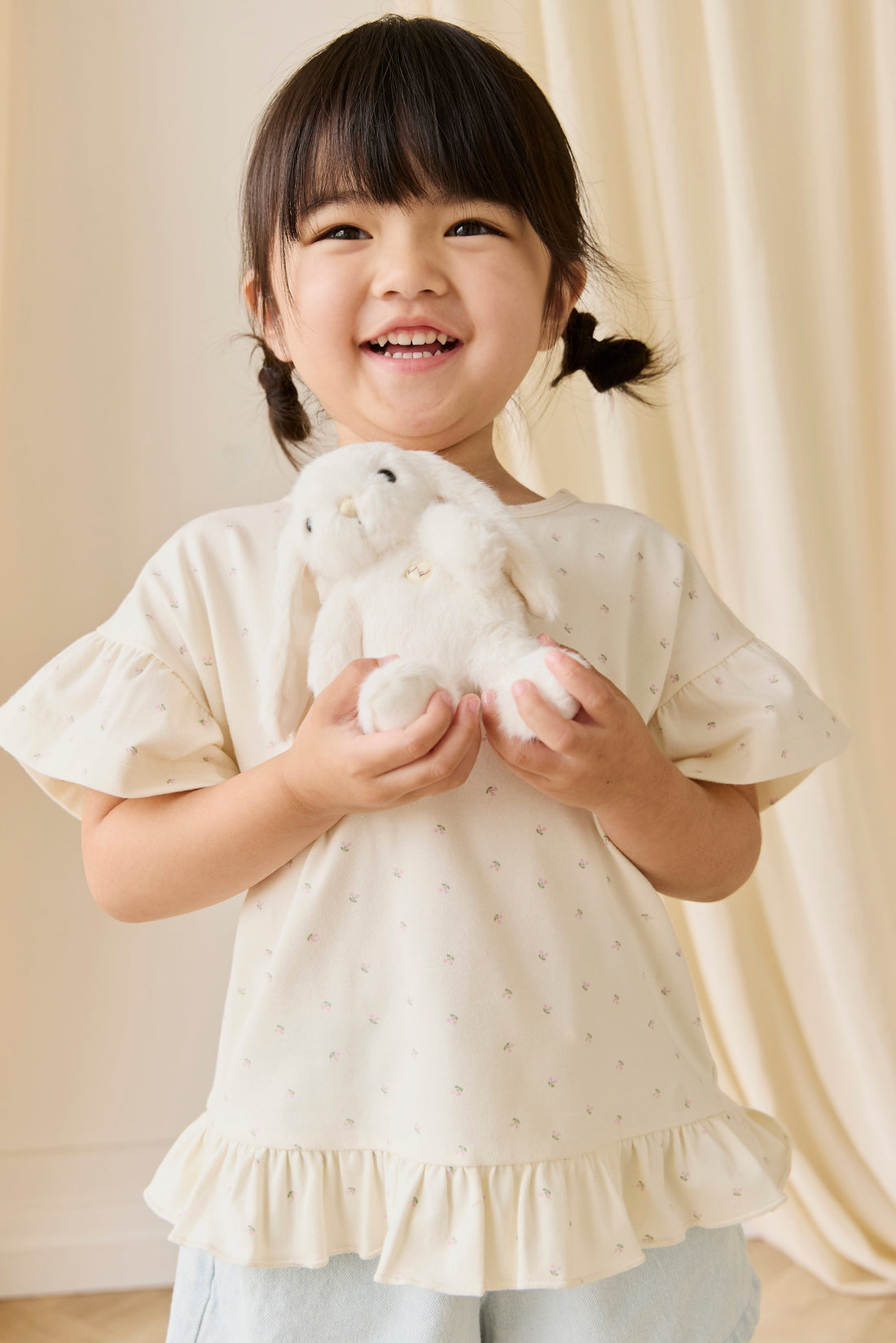 Organic Cotton Caydence Top - Ditsy Cherries Childrens Top from Jamie Kay Australia