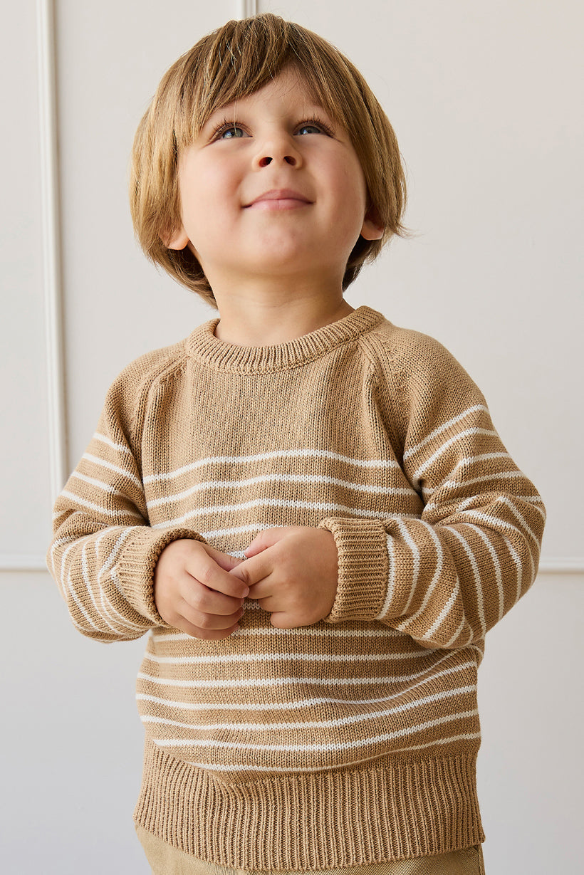 Elias Jumper - Elias Stripe Rattan Childrens Jumper from Jamie Kay Australia