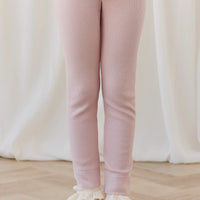 Organic Cotton Modal Everyday Legging - Rose Smoke Childrens Legging from Jamie Kay Australia