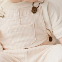 Jordie Overall - Powder Pink/Egret Childrens Overall from Jamie Kay Australia