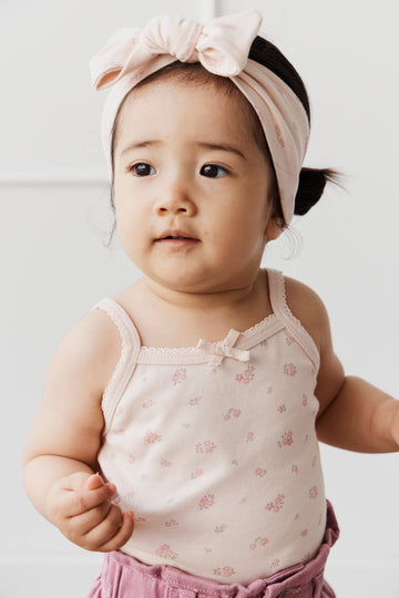 Organic Cotton Singlet - Irina Shell Childrens Singlet from Jamie Kay Australia