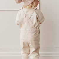 Jordie Overall - Powder Pink/Egret Childrens Overall from Jamie Kay Australia