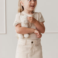 Alison Skirt - Powder Pink/Egret Childrens Skirt from Jamie Kay Australia