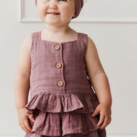 Organic Cotton Muslin Headband - Twilight Childrens Headband from Jamie Kay Australia