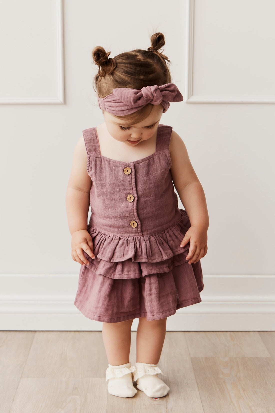 Organic Cotton Muslin Samantha Skirt- Twilight Childrens Skirt from Jamie Kay Australia