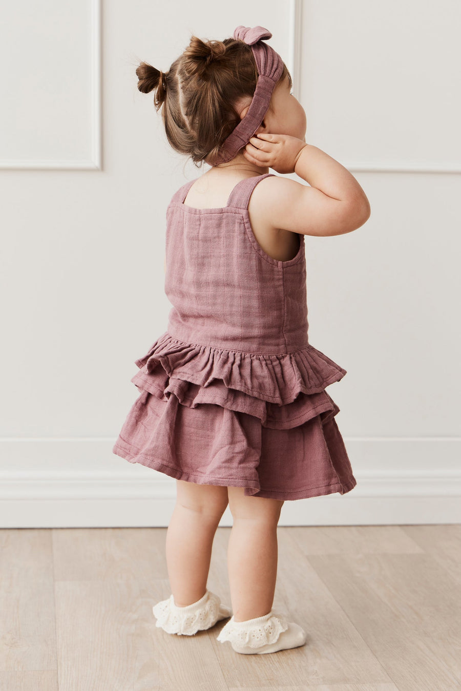 Organic Cotton Muslin Indie Top- Twilight Childrens Top from Jamie Kay Australia