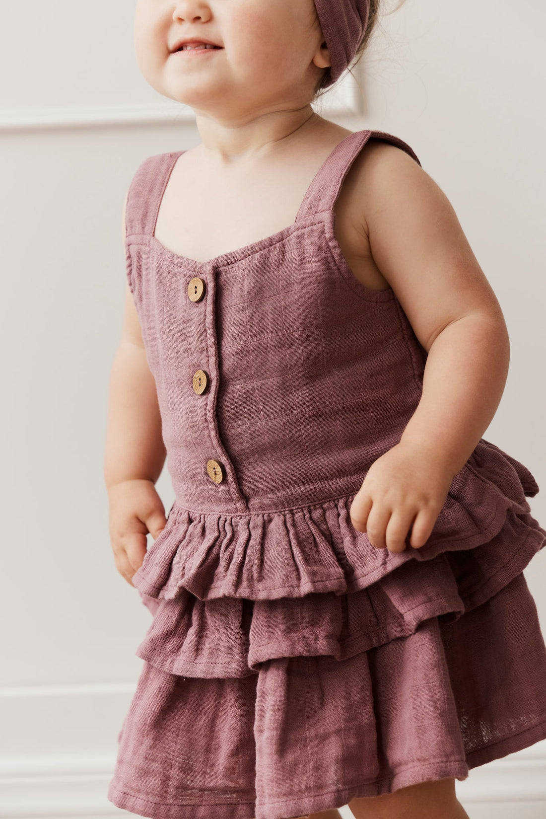 Organic Cotton Muslin Indie Top- Twilight Childrens Top from Jamie Kay Australia