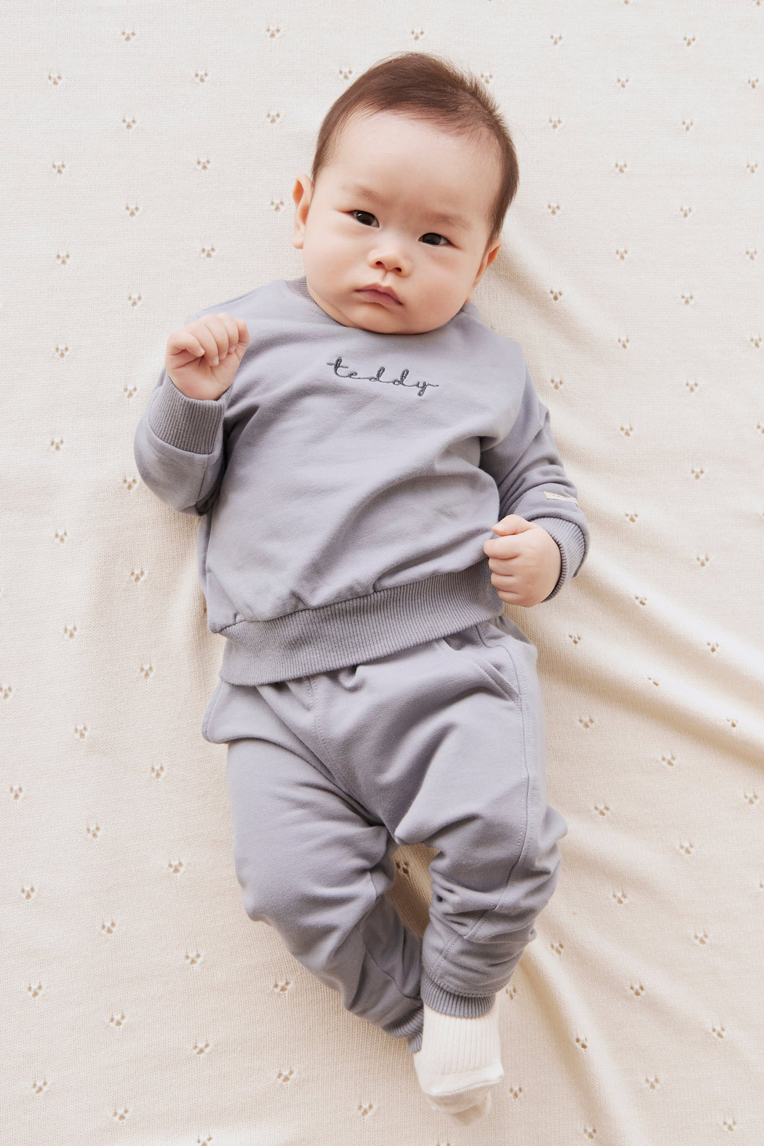 Organic Cotton Jalen Track Pant - Dawn Childrens Pant from Jamie Kay Australia