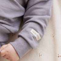 Organic Cotton Jalen Oversized Jumper - Dawn Childrens Sweatshirting from Jamie Kay Australia