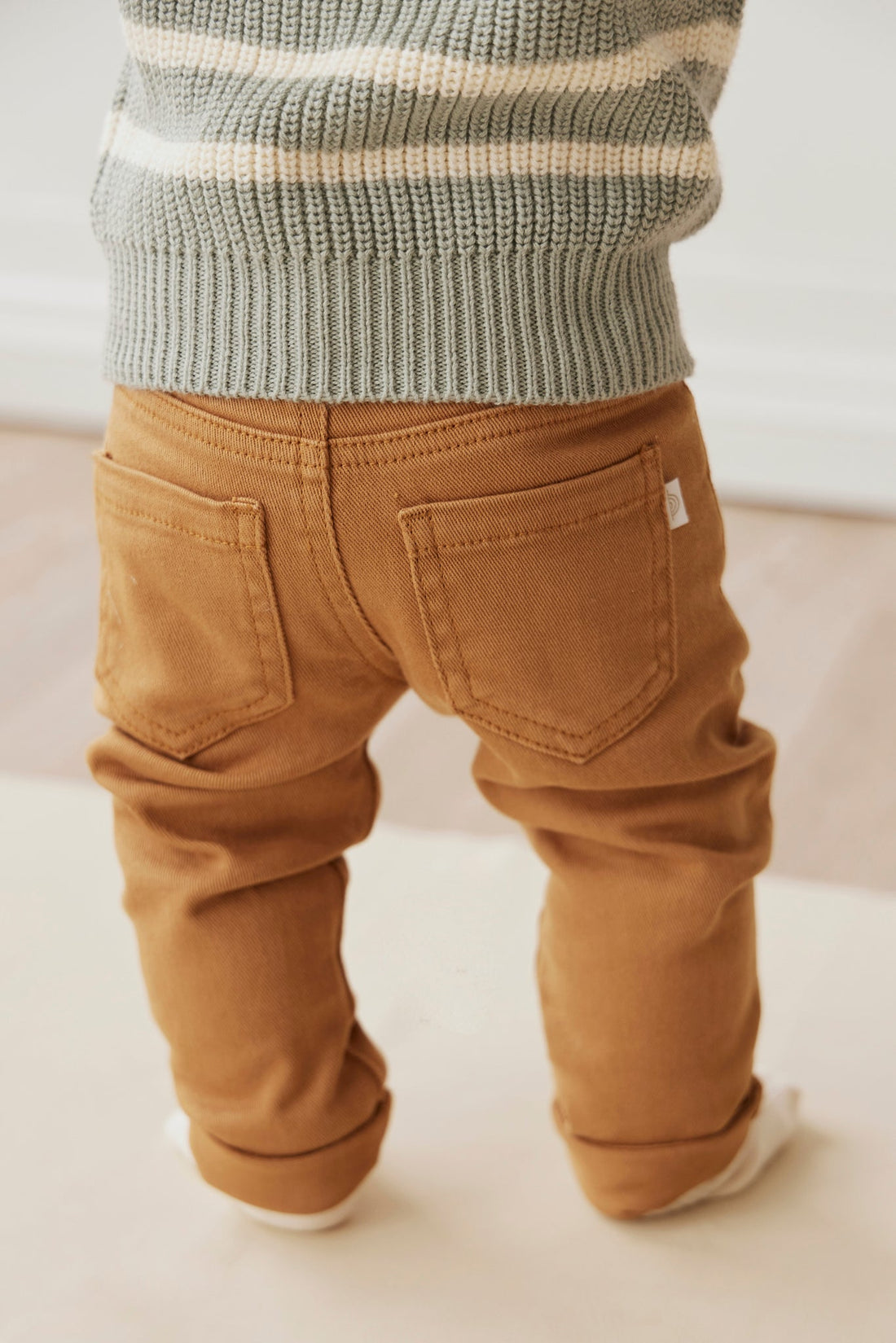 Austin Woven Pant - Clove Childrens Pant from Jamie Kay Australia