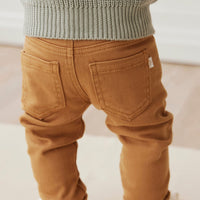 Austin Woven Pant - Clove Childrens Pant from Jamie Kay Australia