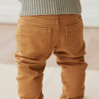 Austin Woven Pant - Clove Childrens Pant from Jamie Kay Australia