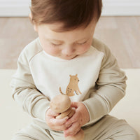 Organic Cotton Tao Sweatshirt - Honeydew Childrens Sweatshirt from Jamie Kay Australia