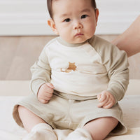 Organic Cotton Tao Sweatshirt - Honeydew Childrens Sweatshirt from Jamie Kay Australia