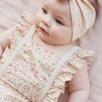 Organic Cotton Heidi Playsuit - Fifi Floral Childrens Playsuit from Jamie Kay Australia