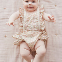 Organic Cotton Heidi Playsuit - Fifi Floral Childrens Playsuit from Jamie Kay Australia