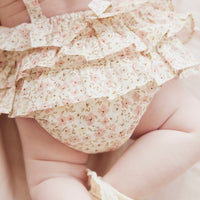 Organic Cotton Heidi Playsuit - Fifi Floral Childrens Playsuit from Jamie Kay Australia