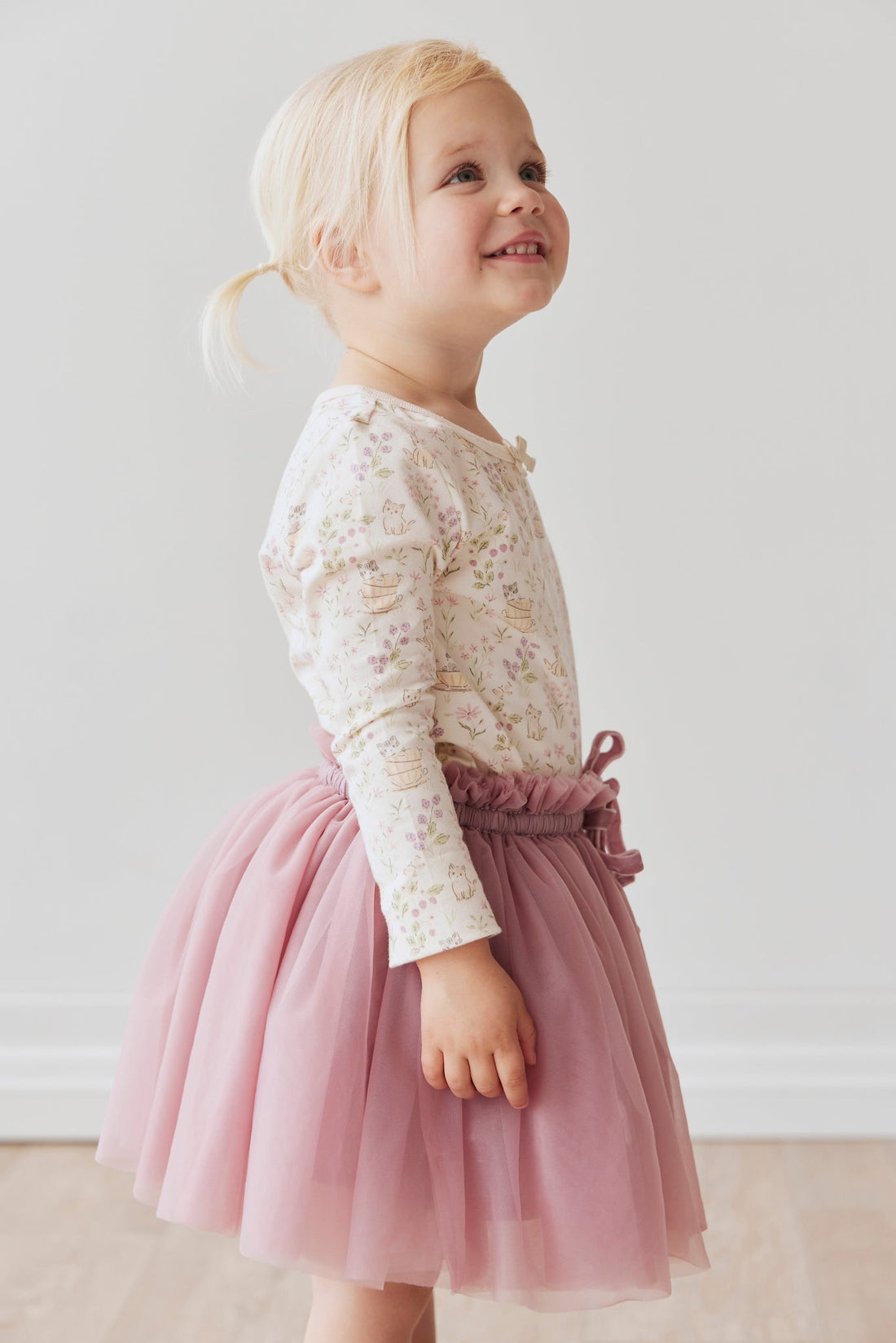 Organic Cotton Long Sleeve Top - Moons Garden Childrens Top from Jamie Kay Australia