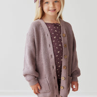 Siena Cardigan - Twilight Marle Childrens Cardigan from Jamie Kay Australia