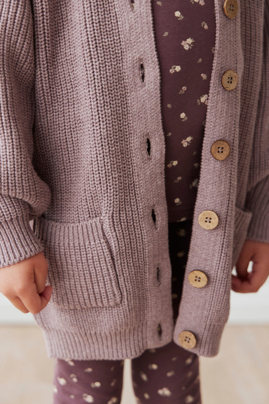 Siena Cardigan - Twilight Marle Childrens Cardigan from Jamie Kay Australia