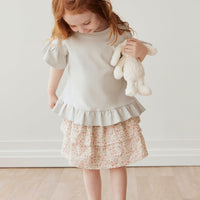 Organic Cotton Heidi Skirt - Fifi Floral Childrens Skirt from Jamie Kay Australia