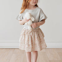 Organic Cotton Heidi Skirt - Fifi Floral Childrens Skirt from Jamie Kay Australia