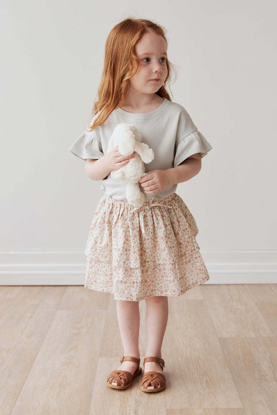 Organic Cotton Heidi Skirt - Fifi Floral Childrens Skirt from Jamie Kay Australia