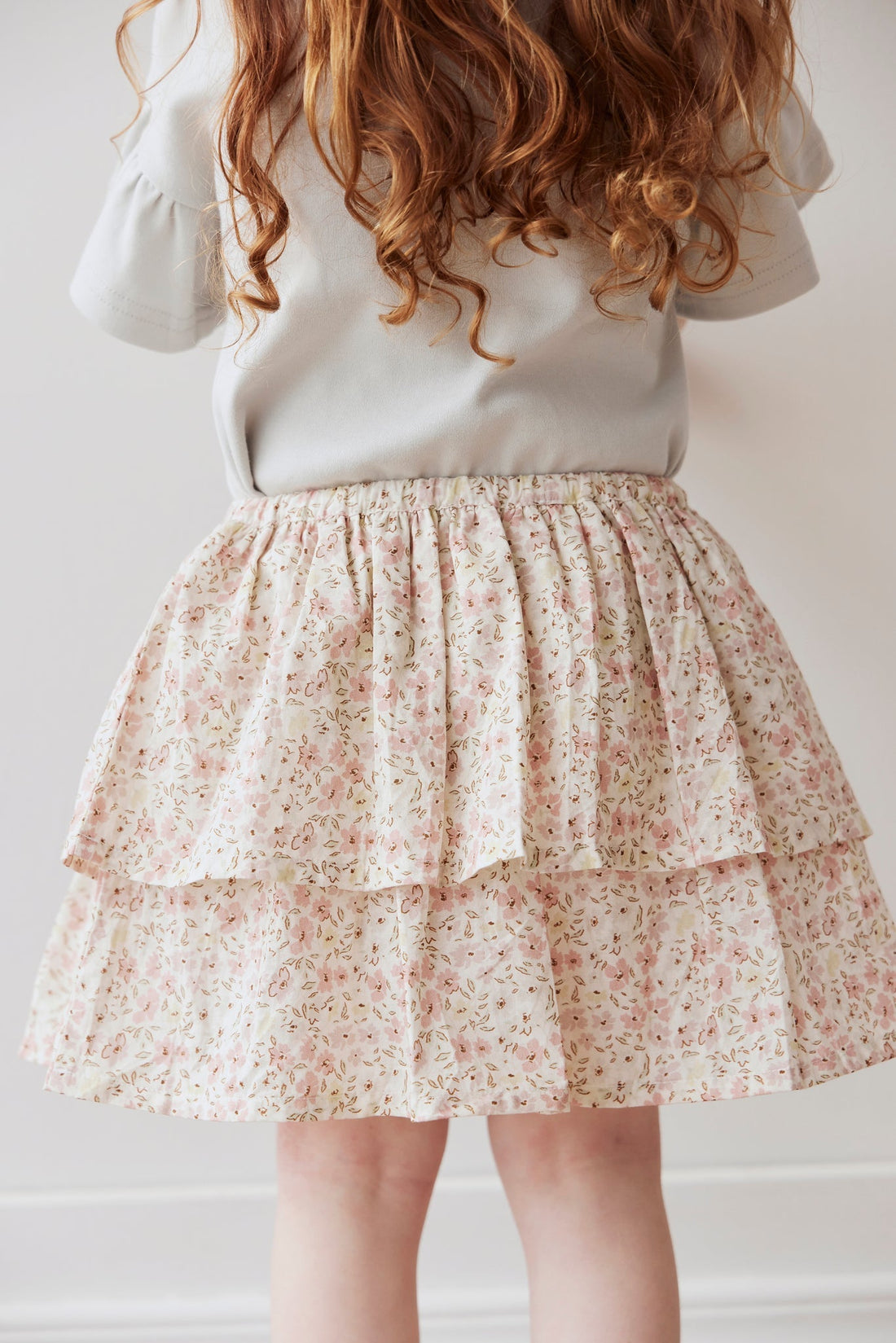 Organic Cotton Heidi Skirt - Fifi Floral Childrens Skirt from Jamie Kay Australia